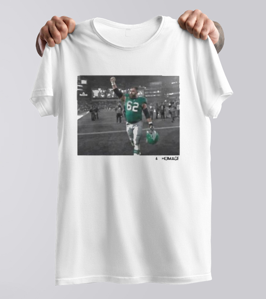 Travis Kelce Jason Kelce Pay Homage Number 62 Football Stadium T-Shirt