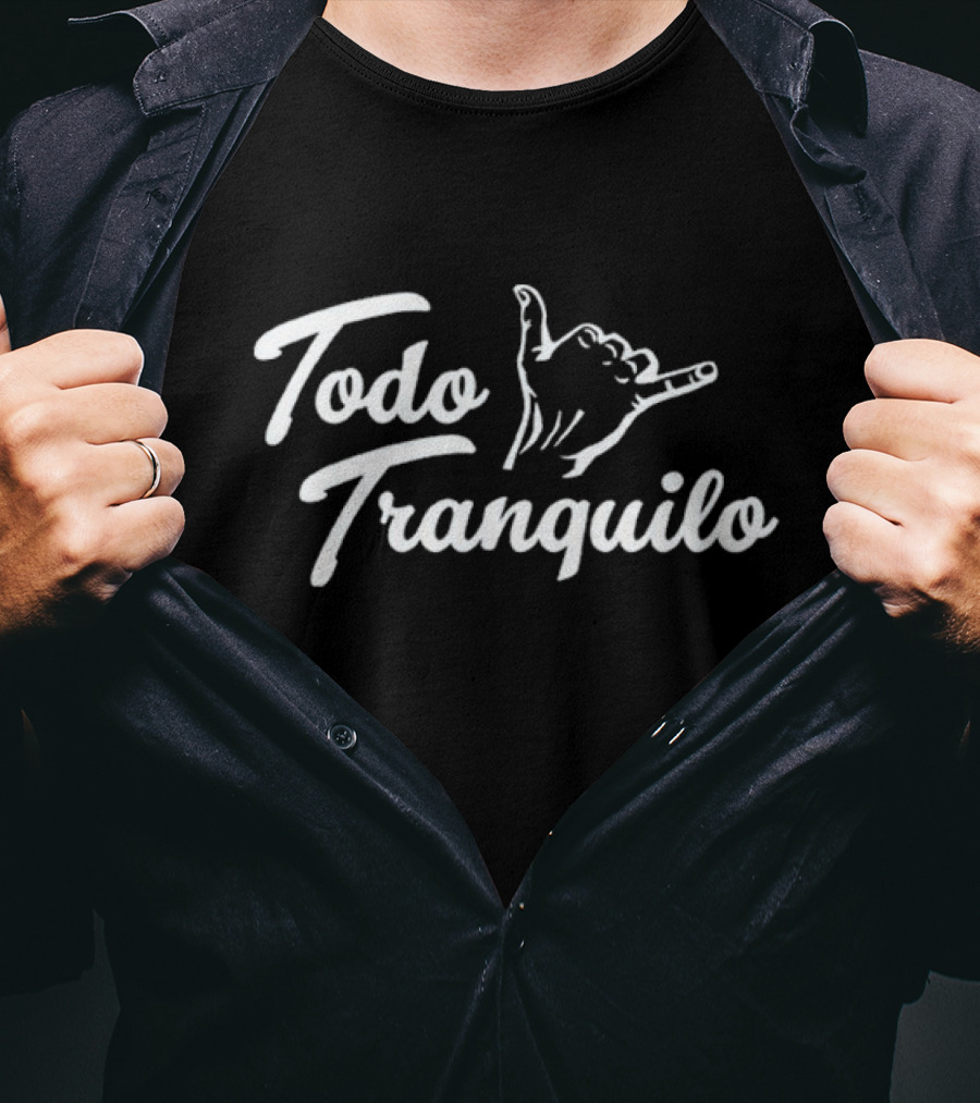 Todo Tranquilo Trosky Baseball Shaka T-Shirt