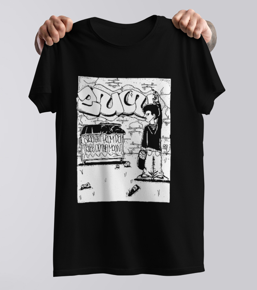 Zulu Black Powerviolence Street Art From The Tribe Of The Moon T-Shirt