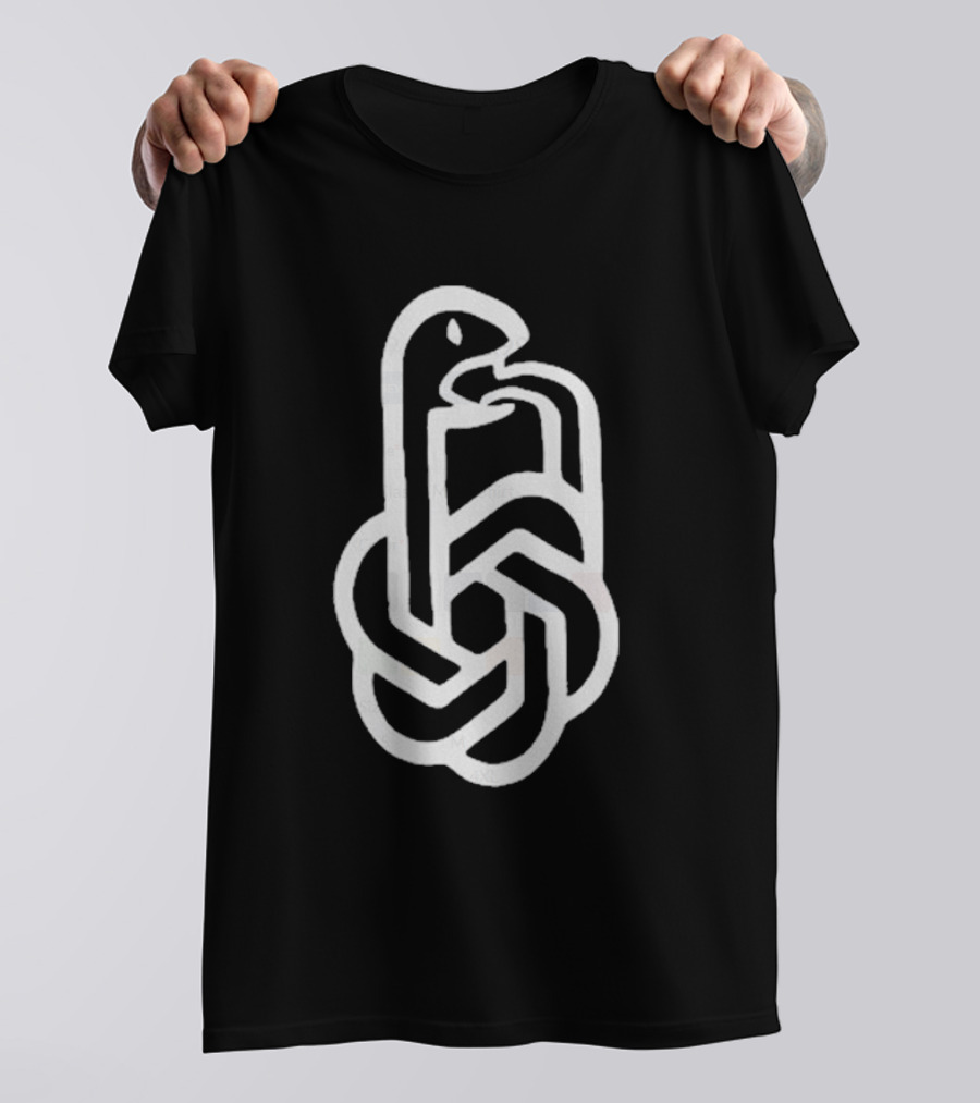 Aravind Srinivas Snake AI Knot T-Shirt