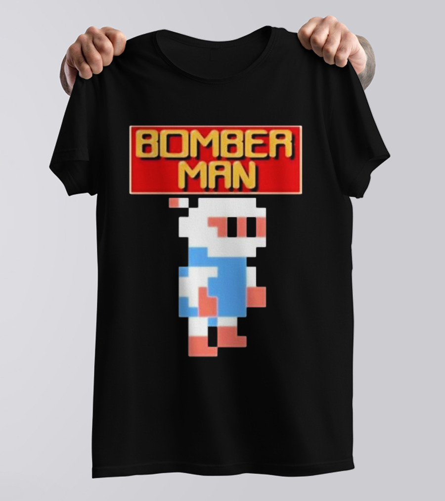 Bomberman Classic NES 8-Bit Video Game Icon T-Shirt