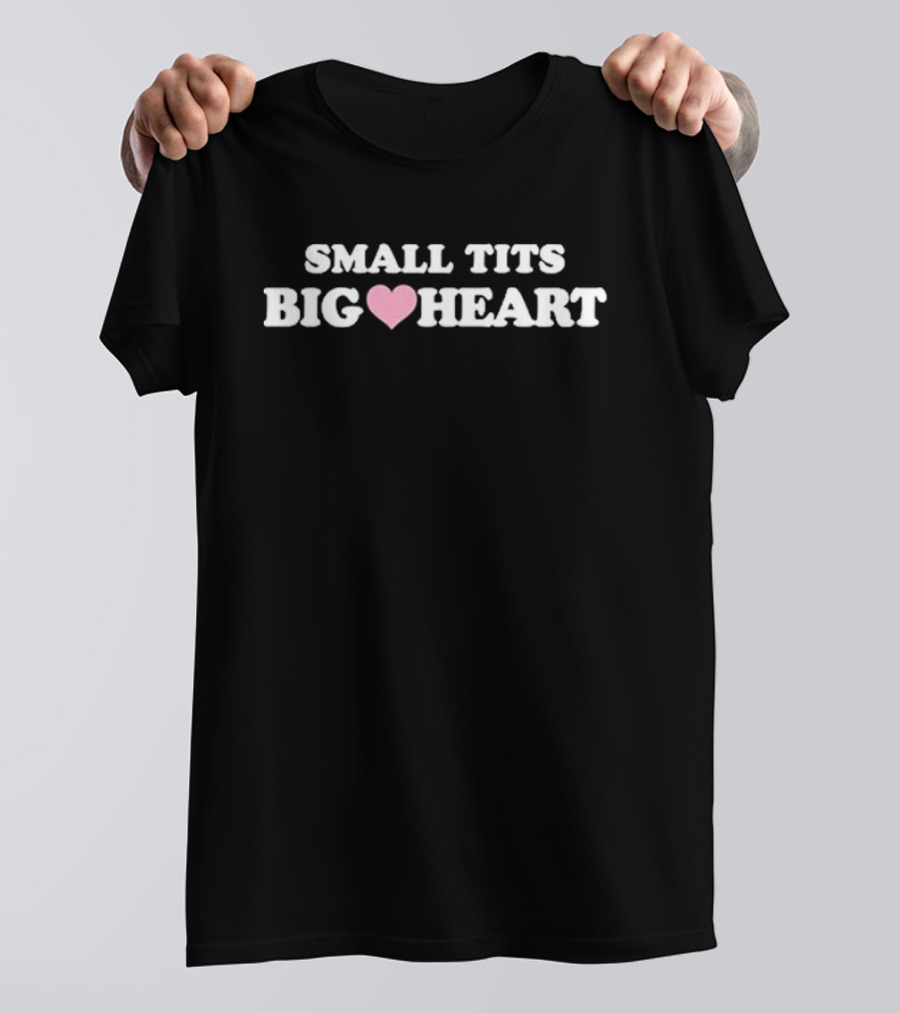 Small Tits Big Heart Y2K T-Shirt