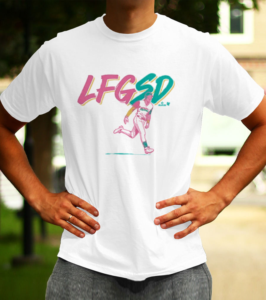 Jackson Merrill LFGSD Neon Baseball Running T-Shirt