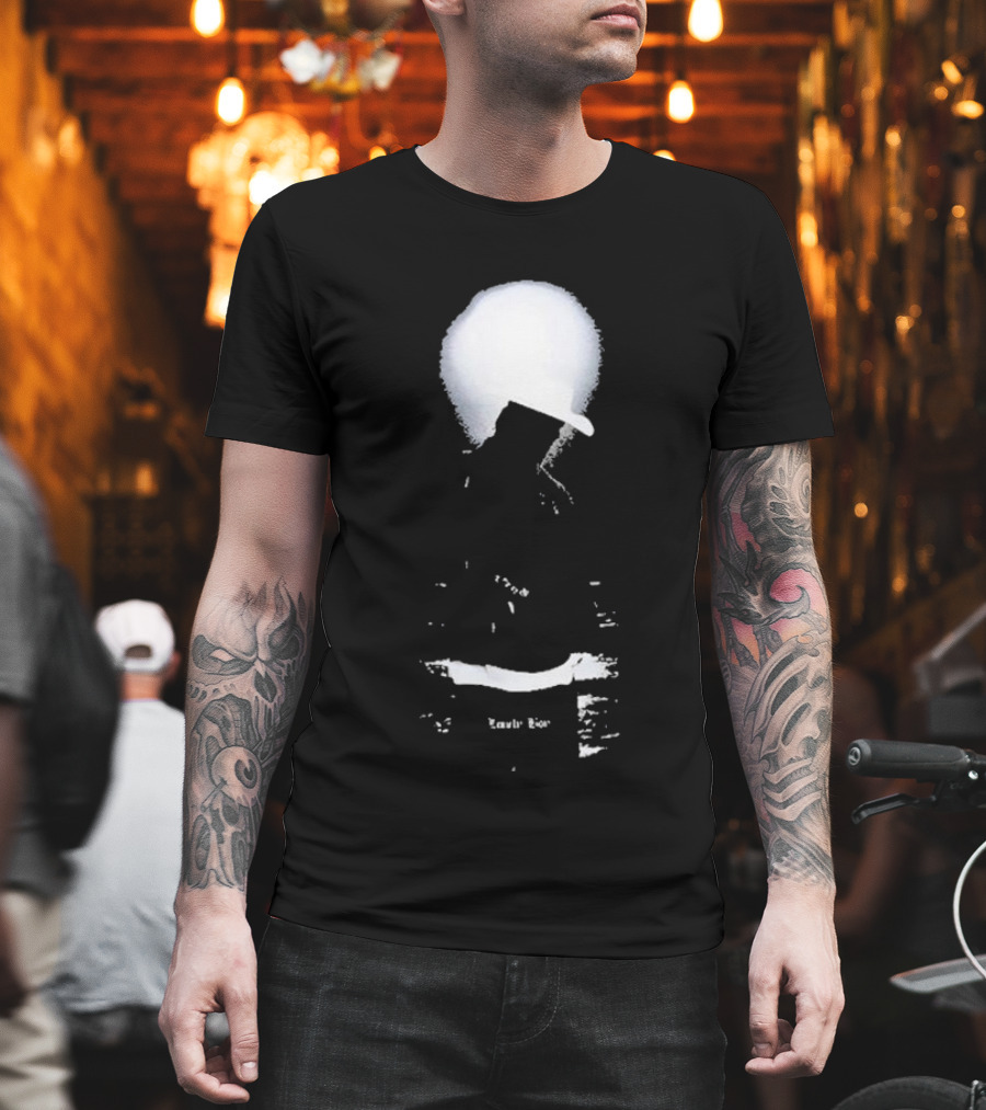 Lonely Boy Paradise Black Enigmatic Silhouette Hat Contrast T-Shirt