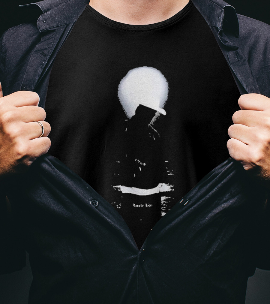 Lonely Boy Paradise Black Enigmatic Silhouette Hat Contrast T-Shirt