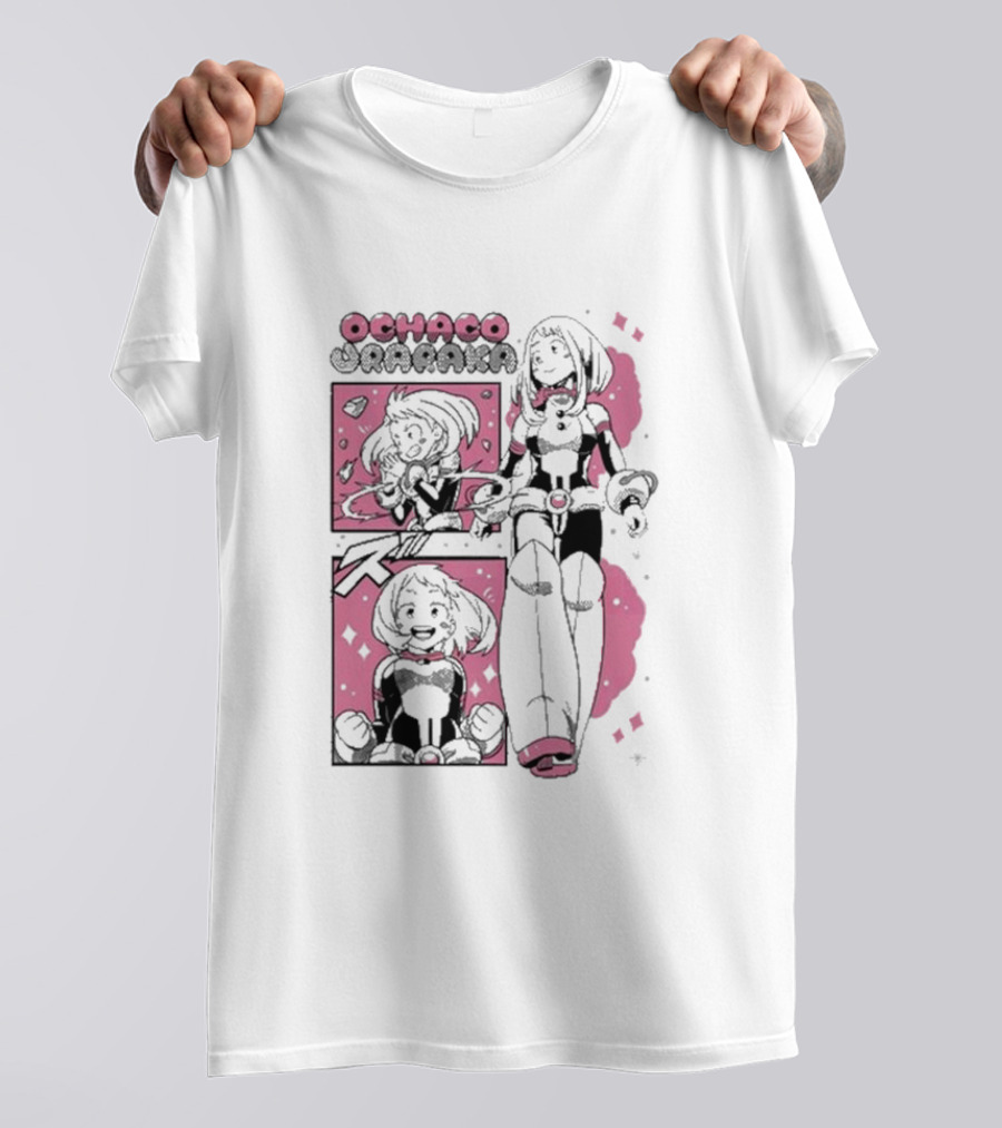 Ochaco Uraraka Boku No Hero Manga Panel T-Shirt