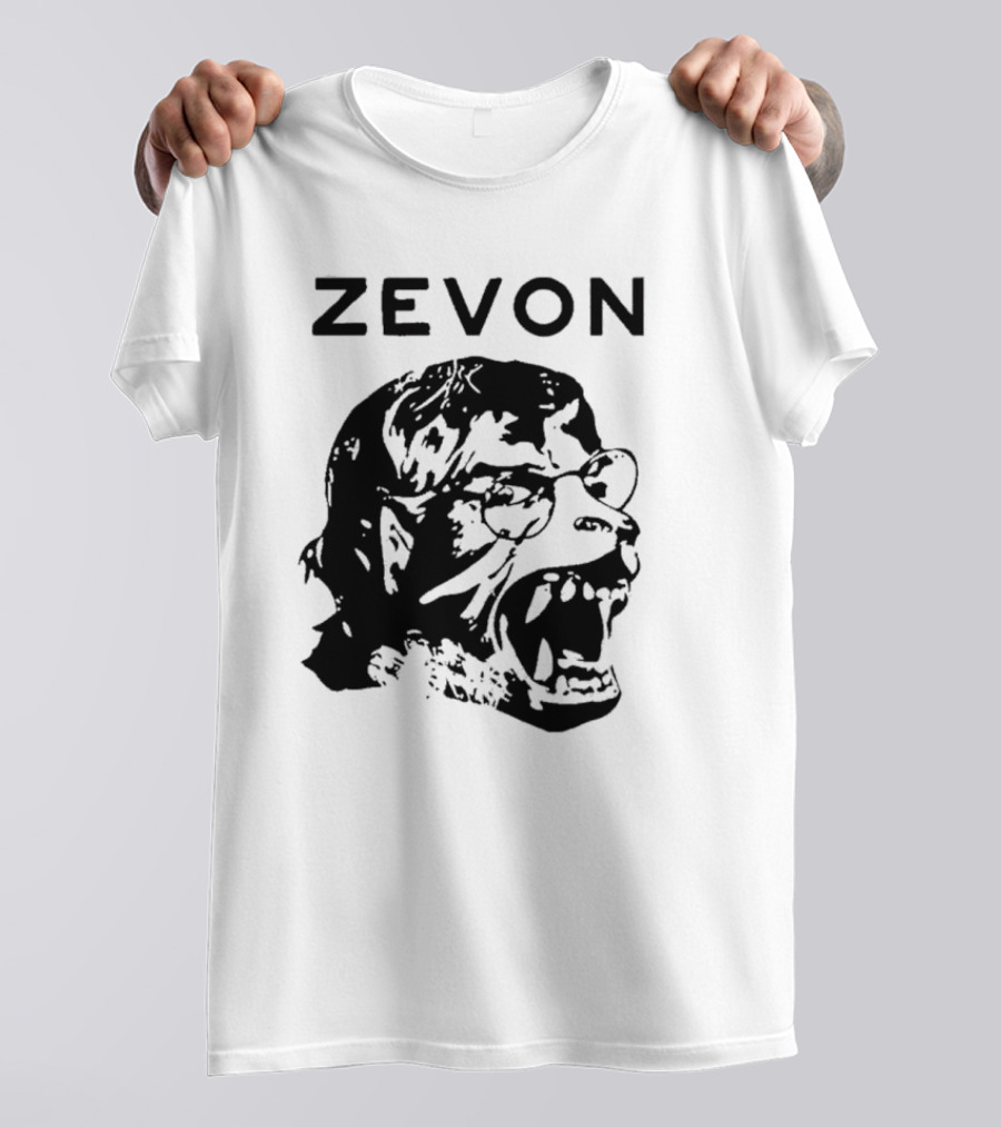 Zevon Angry Face Drawing T-Shirt