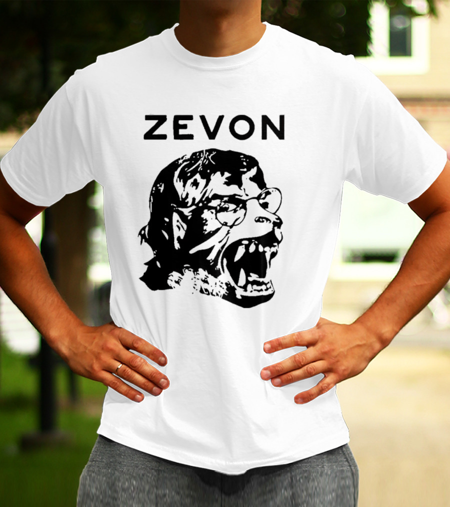 Zevon Angry Face Drawing T-Shirt