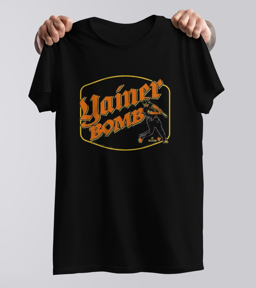Yainer Diaz Yainer Bomb Baseball Players T-Shirt