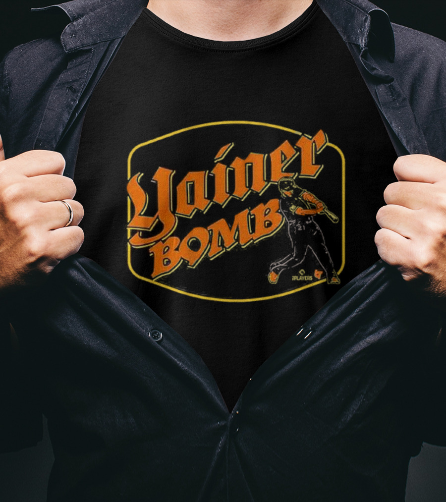 Yainer Diaz Yainer Bomb Baseball Players T-Shirt