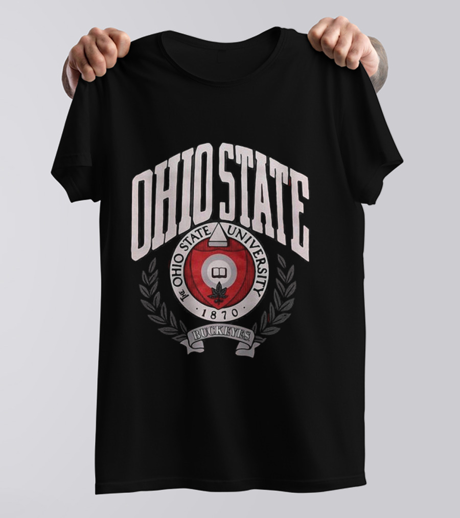 Ohio State University Buckeyes 1870 Seal Bold T-Shirt
