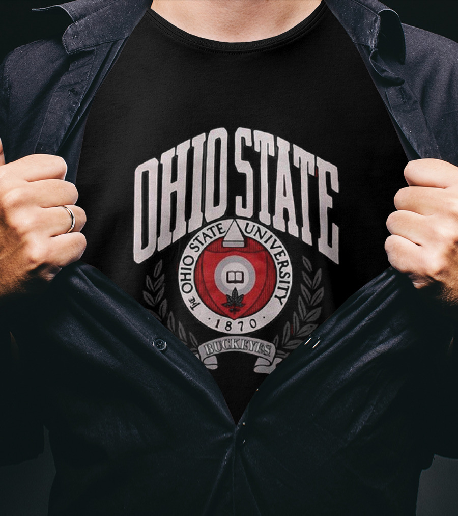 Ohio State University Buckeyes 1870 Seal Bold T-Shirt