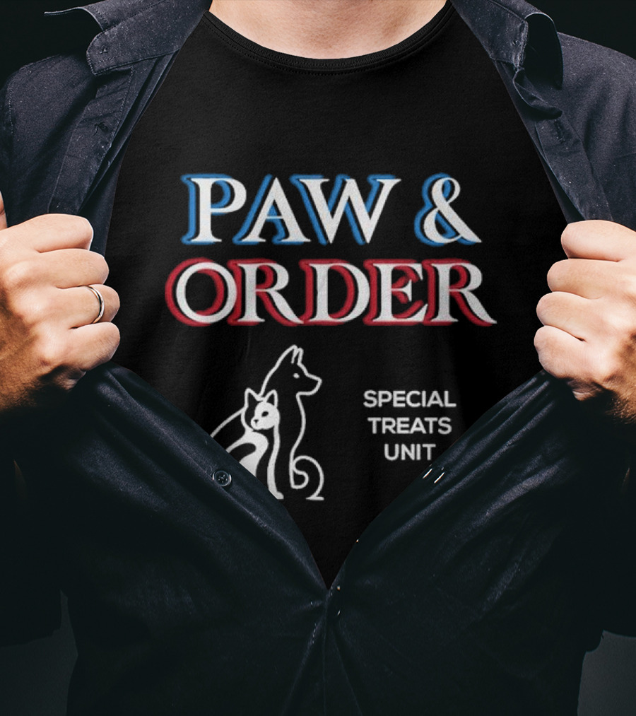 Paw And Order Special Treats Unit Dog Cat T-Shirt