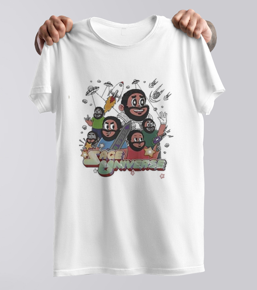 Sage Universe Multiverse Joyful Faces And Adventures T-Shirt