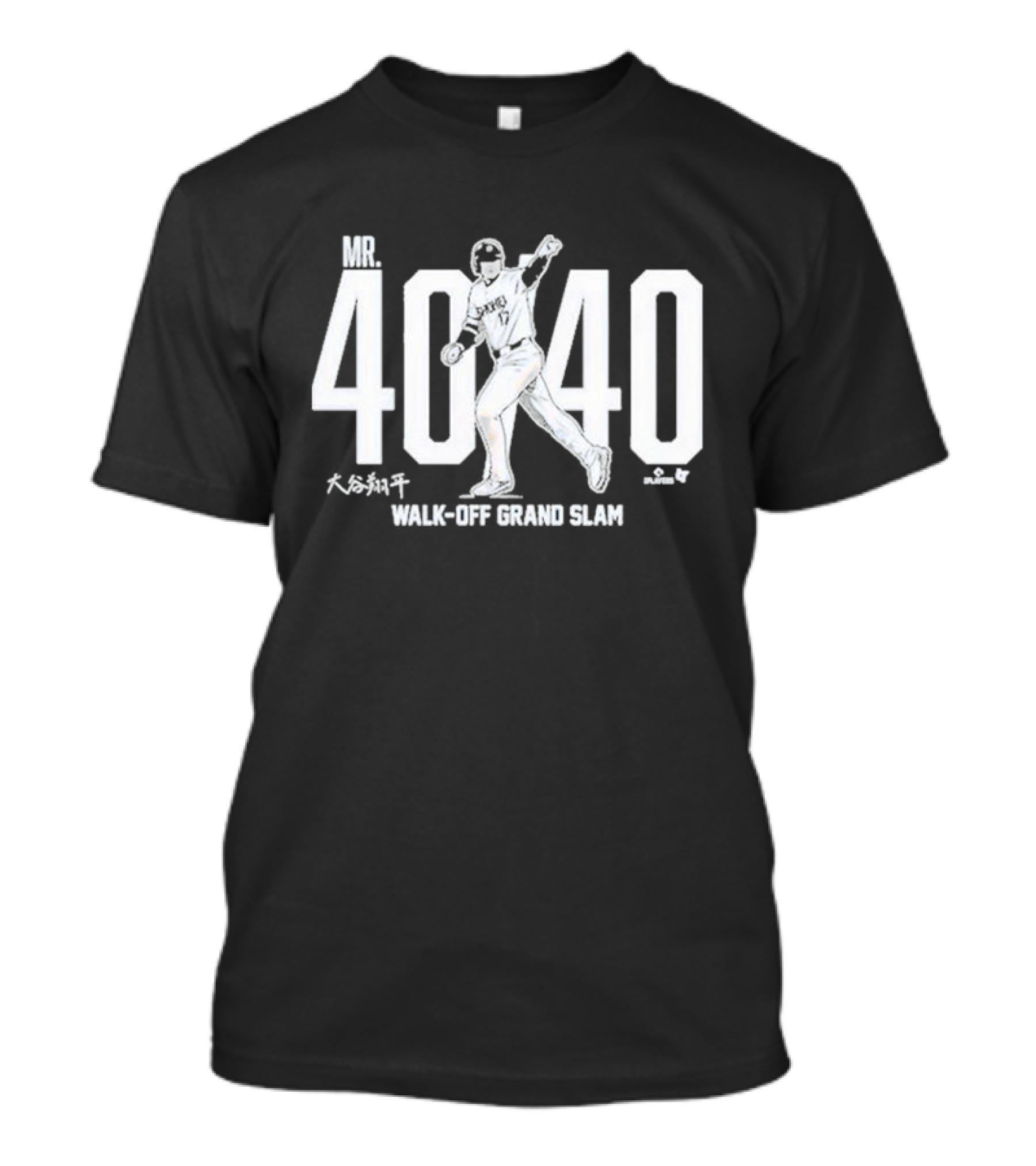 Shohei Ohtani Mr. 40 40 Walk-Off Grand Slam Baseball Achievement T-Shirt