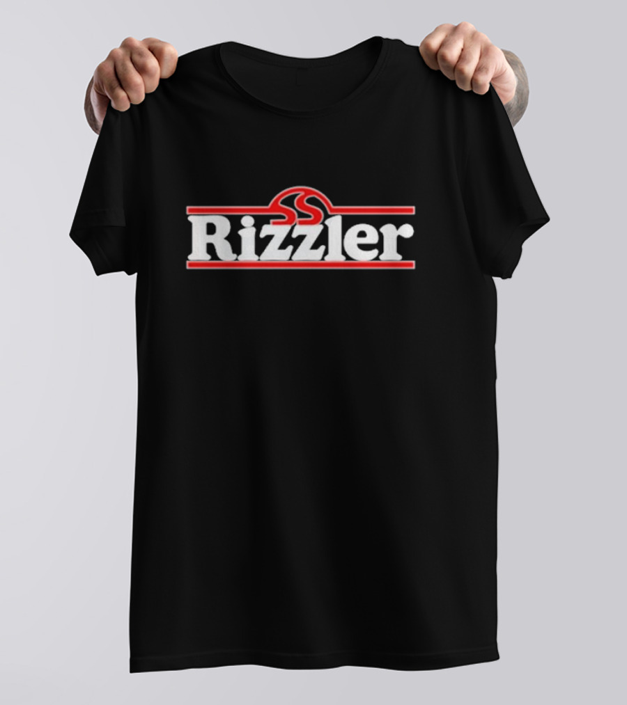 Rizzler Logo With Red And White SS T-Shirt