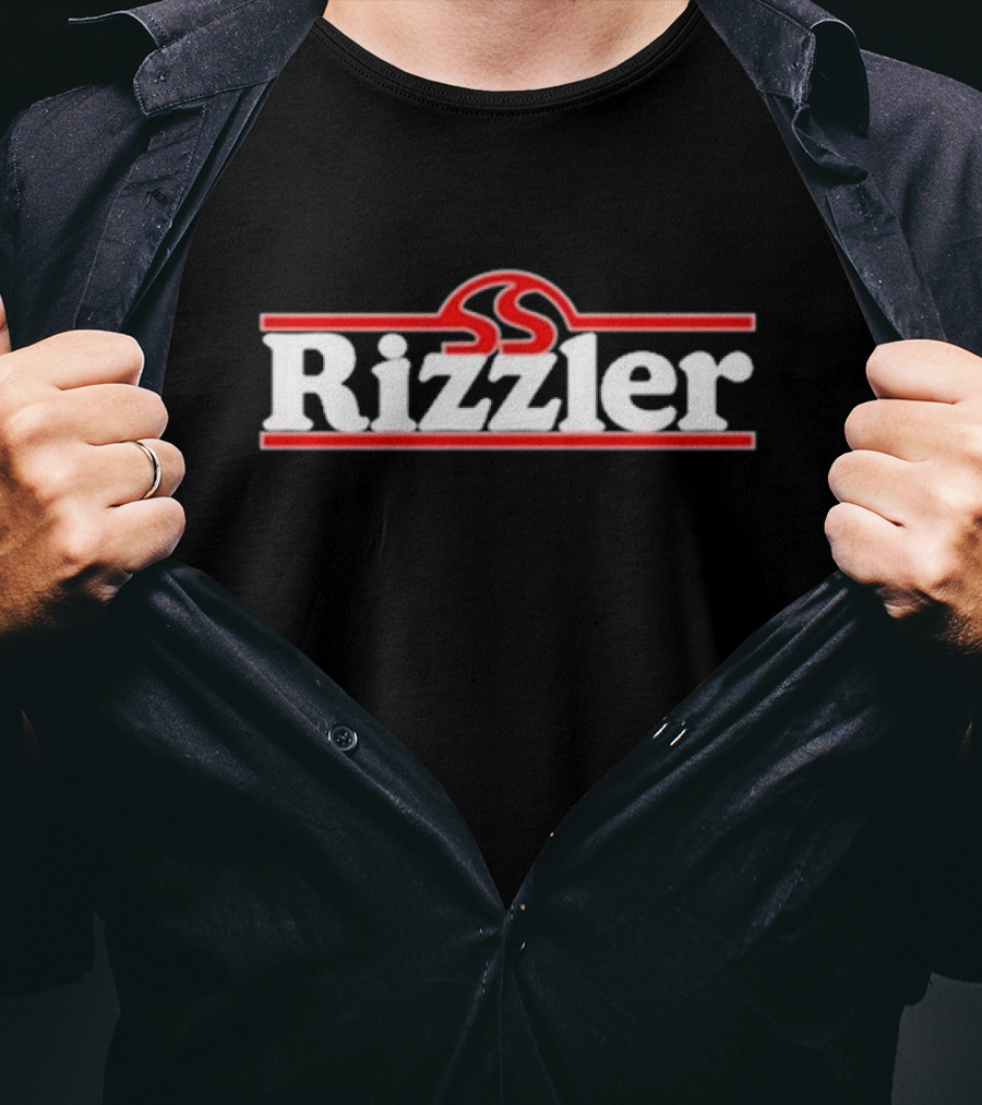 Rizzler Logo With Red And White SS T-Shirt