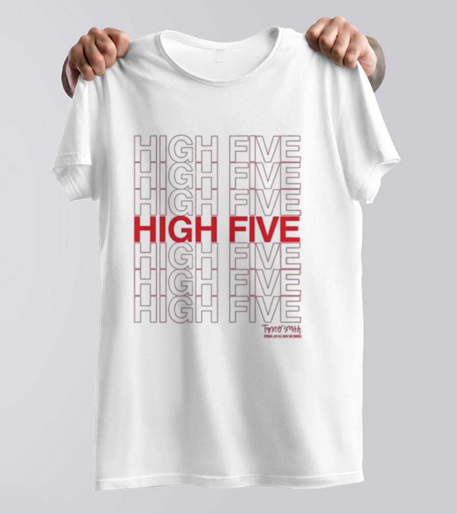 Anner Smith High Five Spread Joy All Over The World T-Shirt