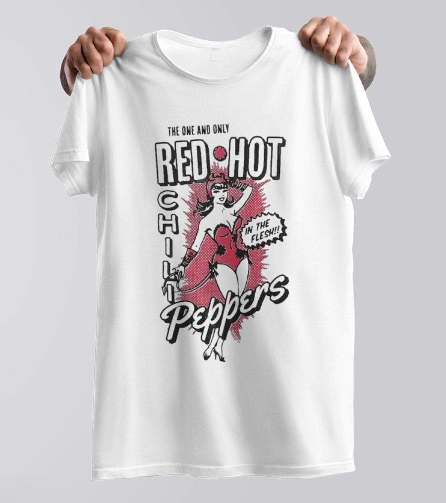 The One And Only Red Hot Chili Peppers In The Flesh T-Shirt