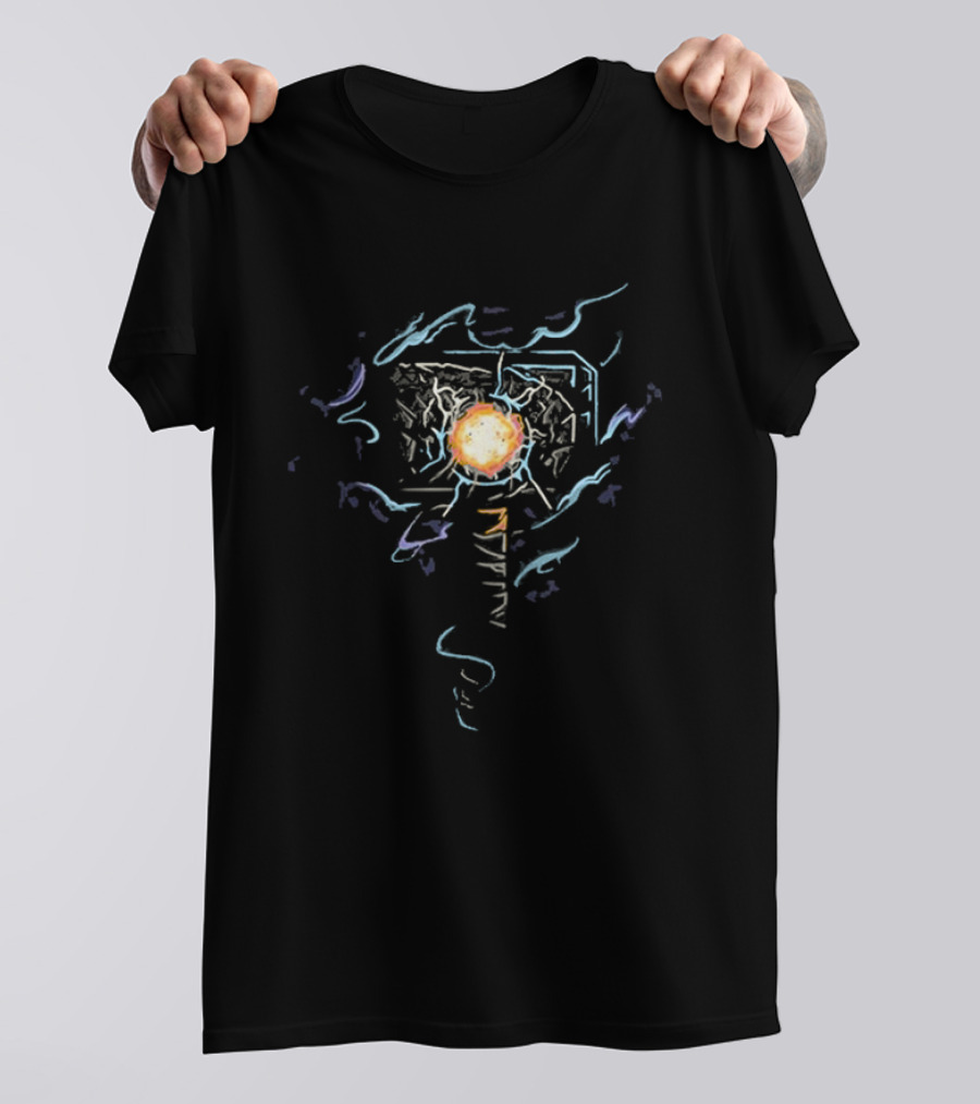 Towelliee Worldsoul Hammer Electric Energy Burst T-Shirt