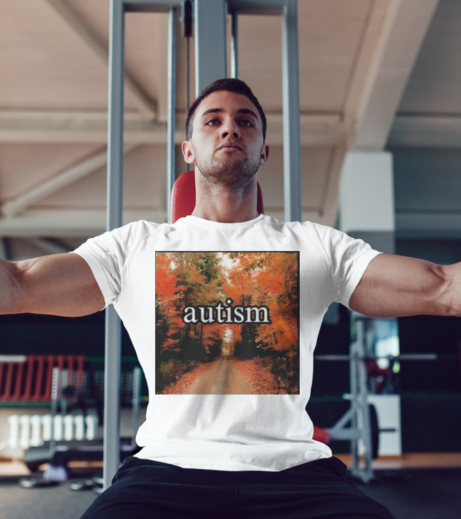 Autism In An Autumn Forest Pathway T-Shirt