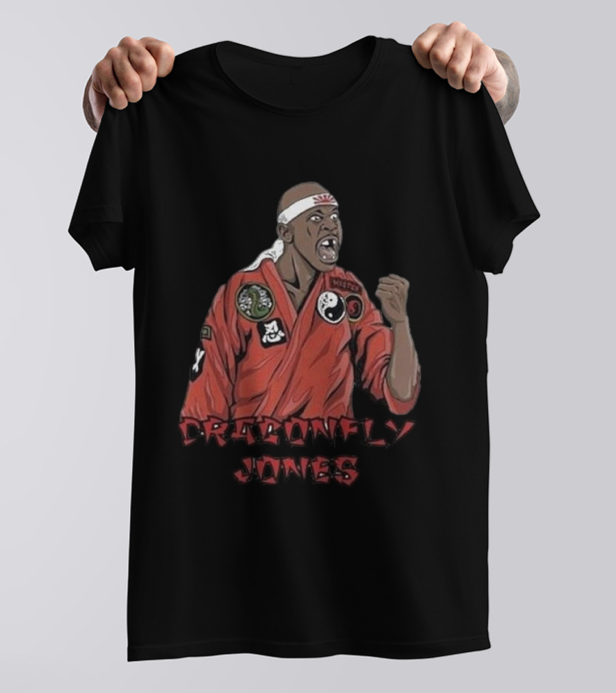 Dragonfly Jones Martin Lawrence Cartoon Mma Karate Kung Fu Martial Arts Iconic Red Gi T-Shirt