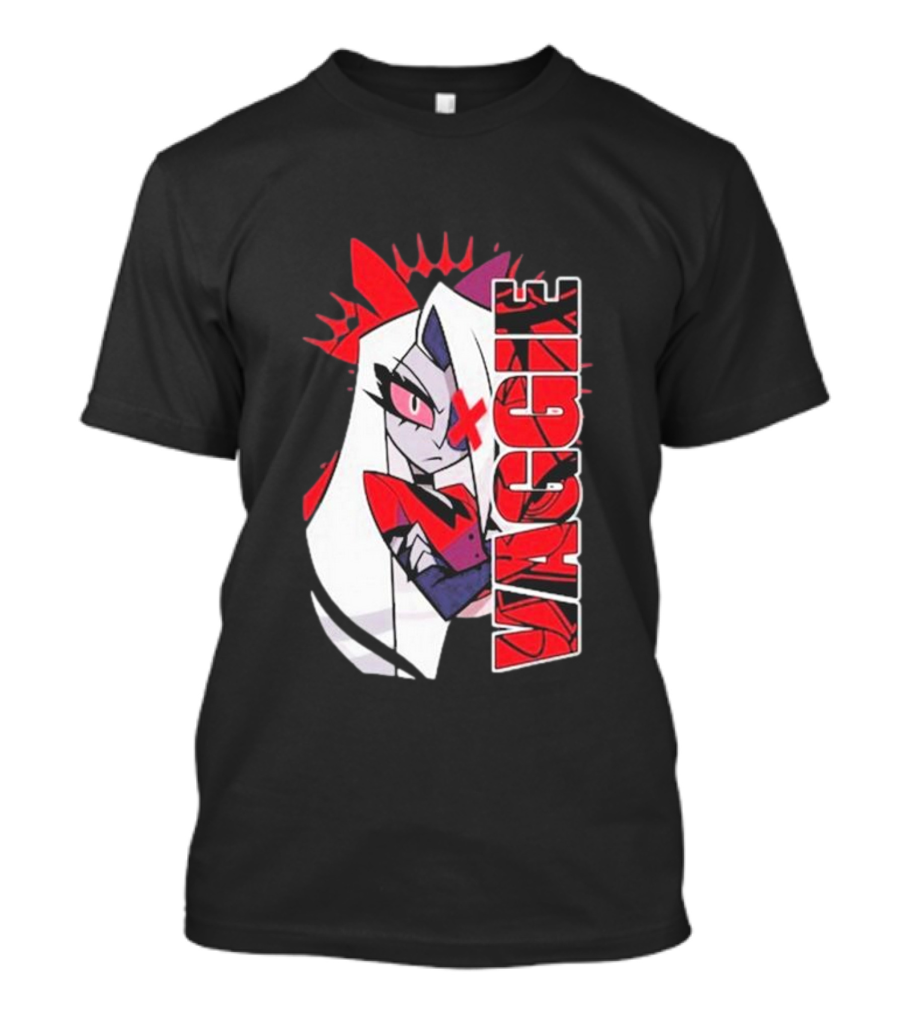 Hazbin Hotel Vaggie Red And White Character T-Shirt