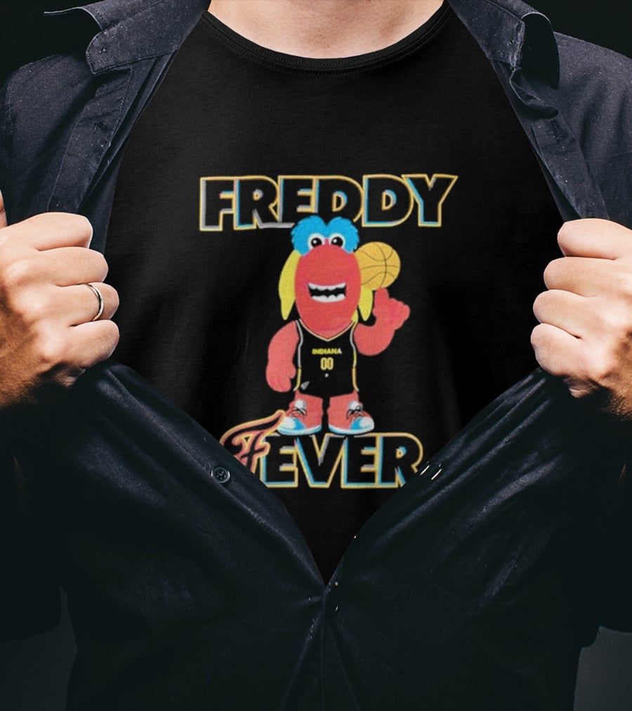 Freddy Fever Indiana Fever Basketball Mascot T-Shirt