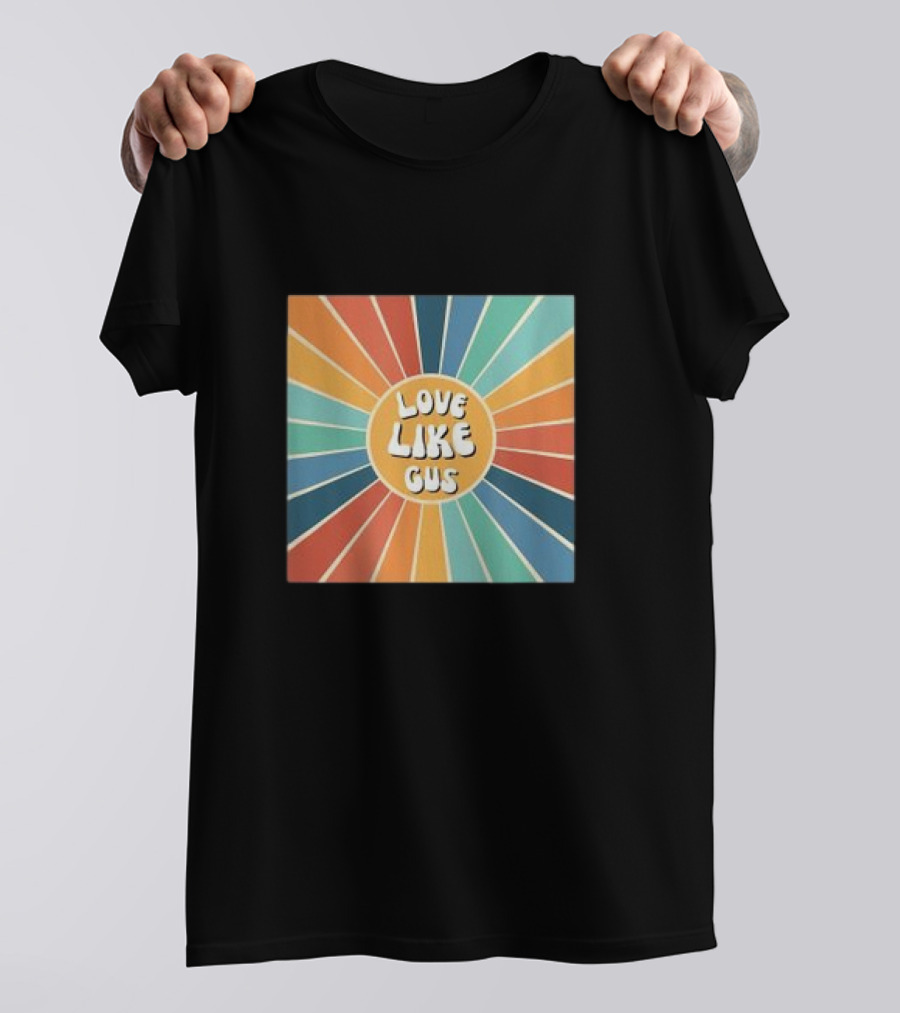 Love Like Gus Retro Sunshine Stripes T-Shirt