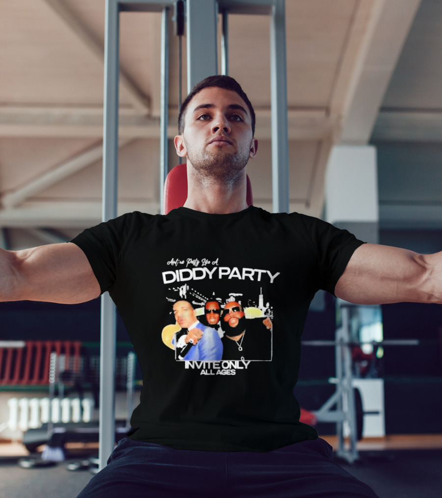 Ain’t No Party Like A Diddy Party Invite Only All Ages City Skyline T-Shirt