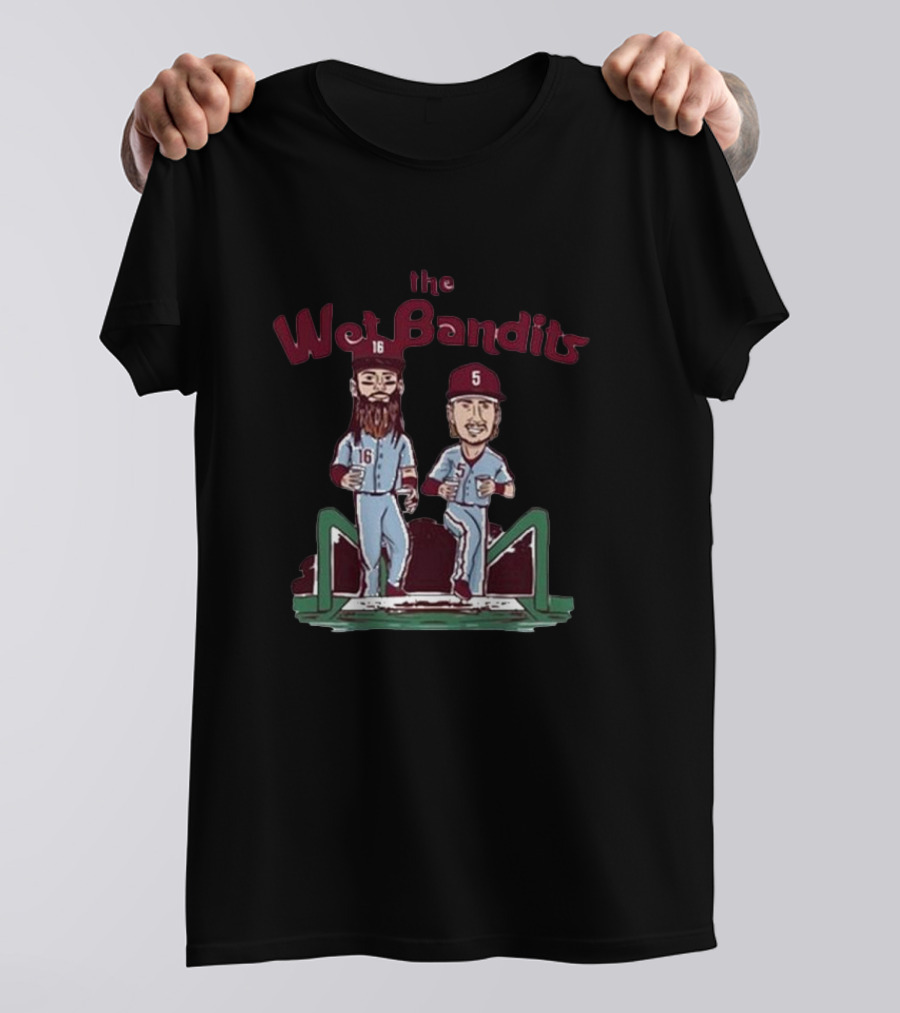 Brandon Marsh Bryson Stott The Wet Bandits Philadelphia Phillies MLB T-Shirt