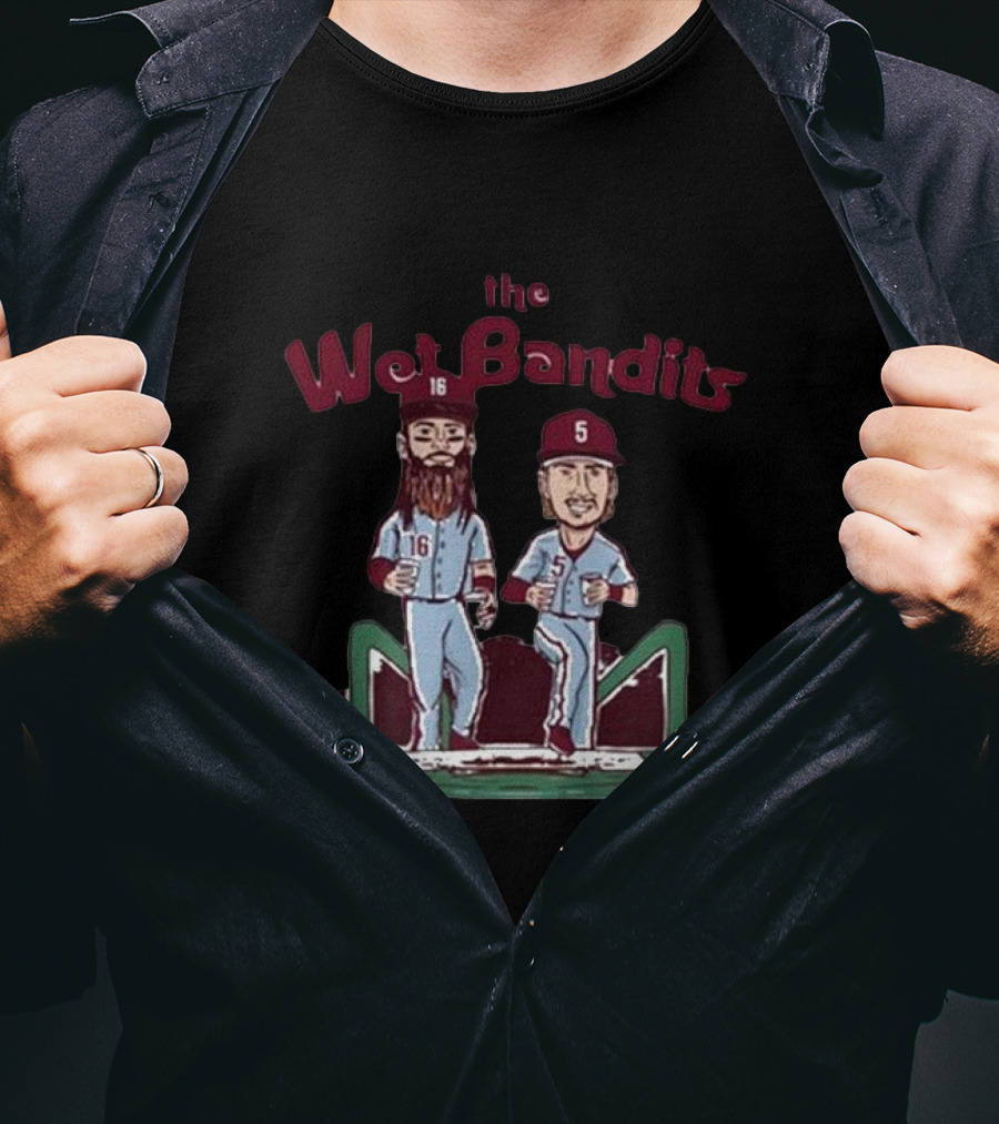 Brandon Marsh Bryson Stott The Wet Bandits Philadelphia Phillies MLB T-Shirt