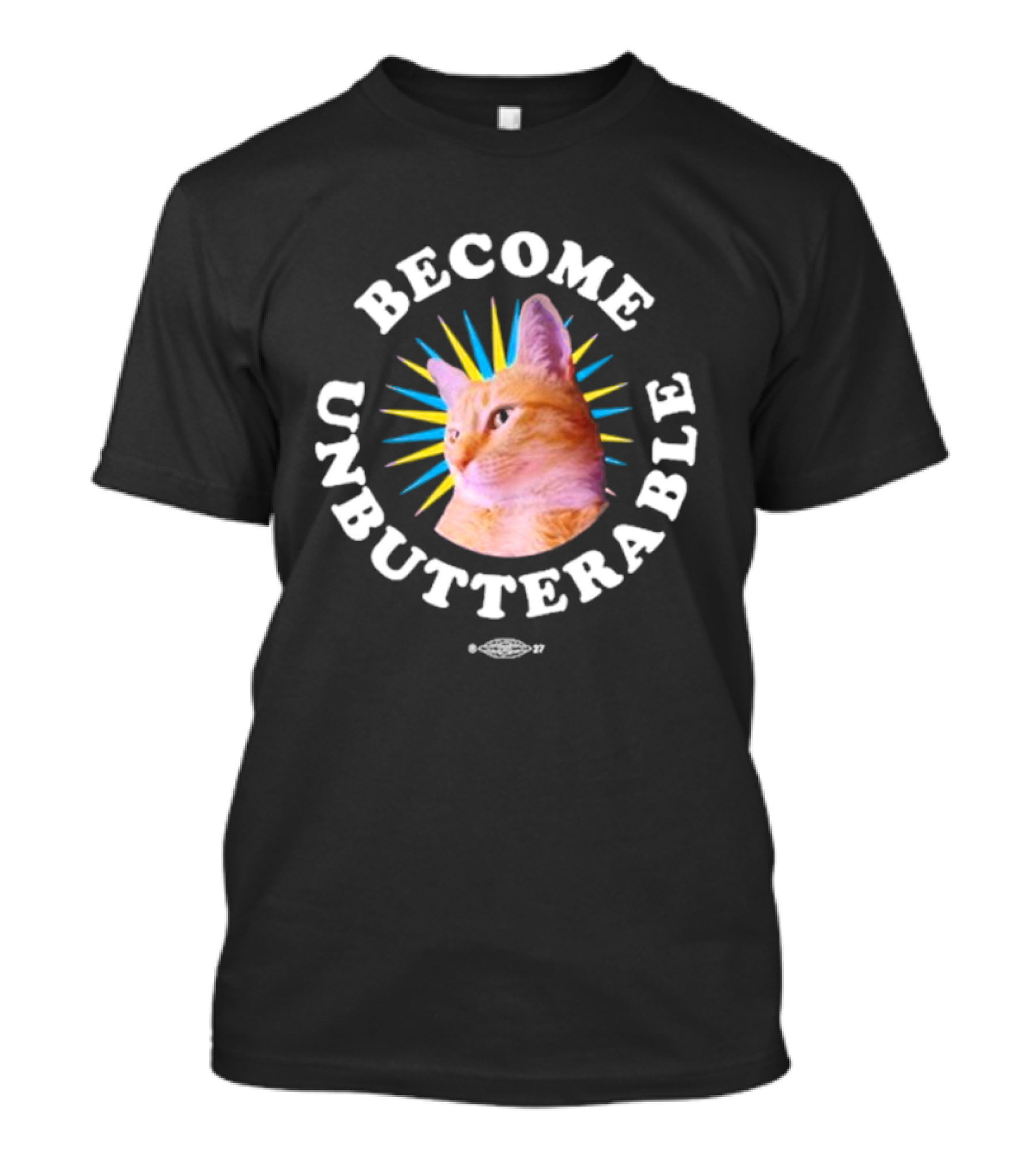 Become Unbutterable Jorts The Cat Vintage Meme T-Shirt
