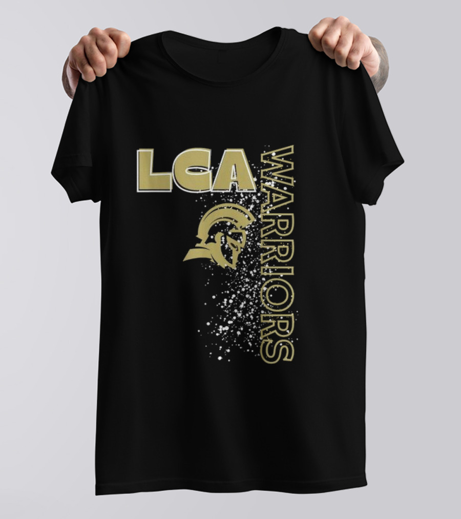 LCA Warriors Gold Helmet Spartans T-Shirt
