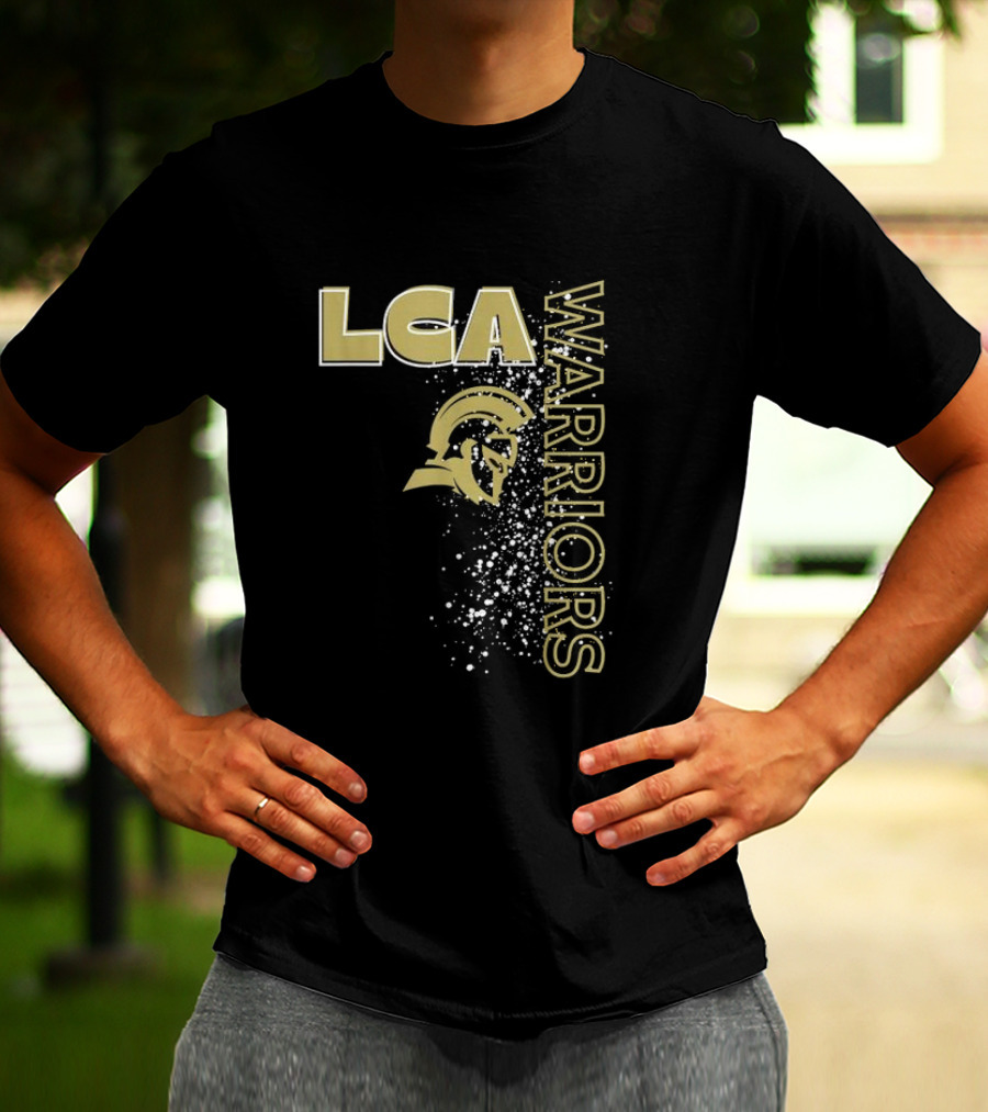 LCA Warriors Gold Helmet Spartans T-Shirt