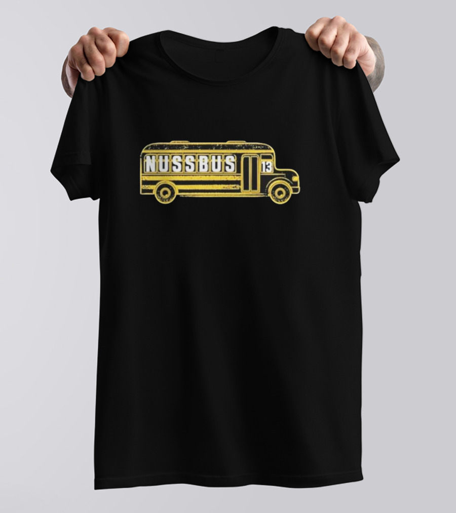 Matt Flynn Nuss Bus 13 Black And Yellow T-Shirt