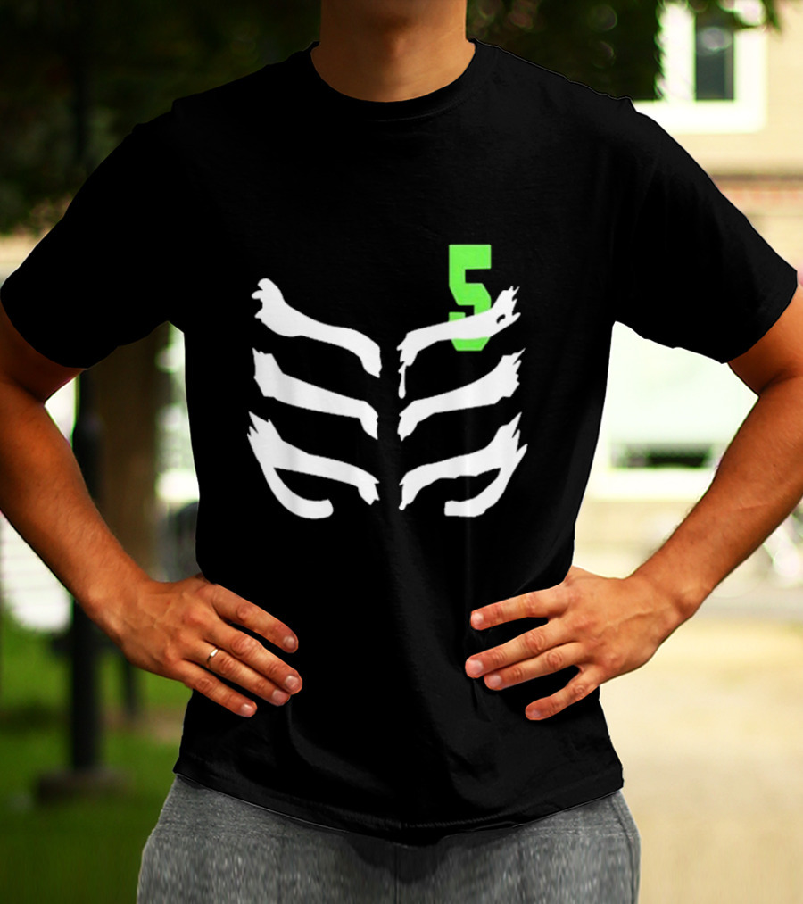 Lloyd Garmadon Ninjago Energy Elemental Symbol Number 5 T-Shirt