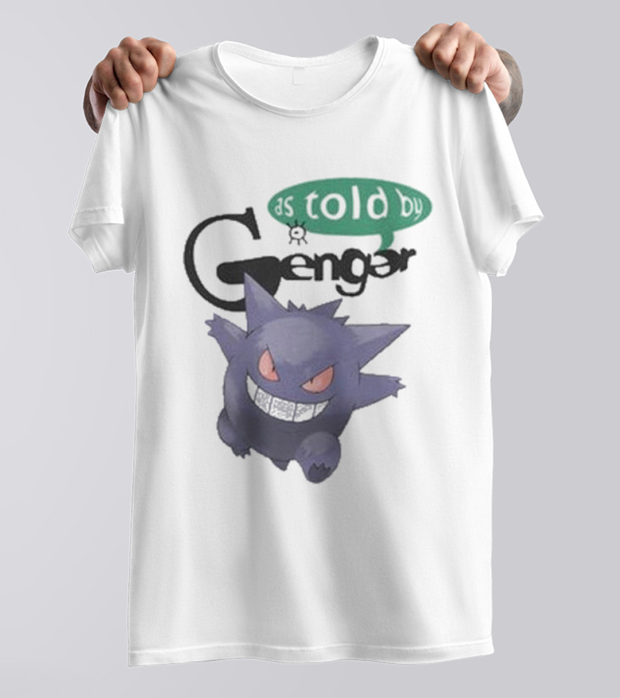 Pokemon As Told By Gengar Ghost-Type Adventure T-Shirt
