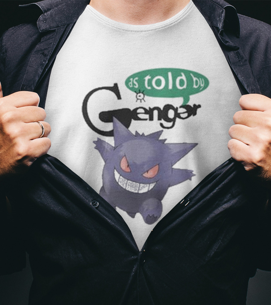 Pokemon As Told By Gengar Ghost-Type Adventure T-Shirt