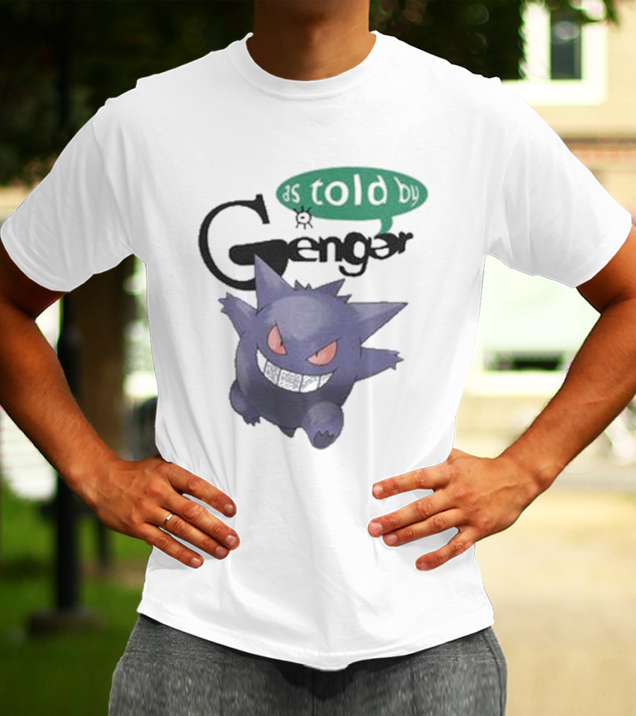 Pokemon As Told By Gengar Ghost-Type Adventure T-Shirt