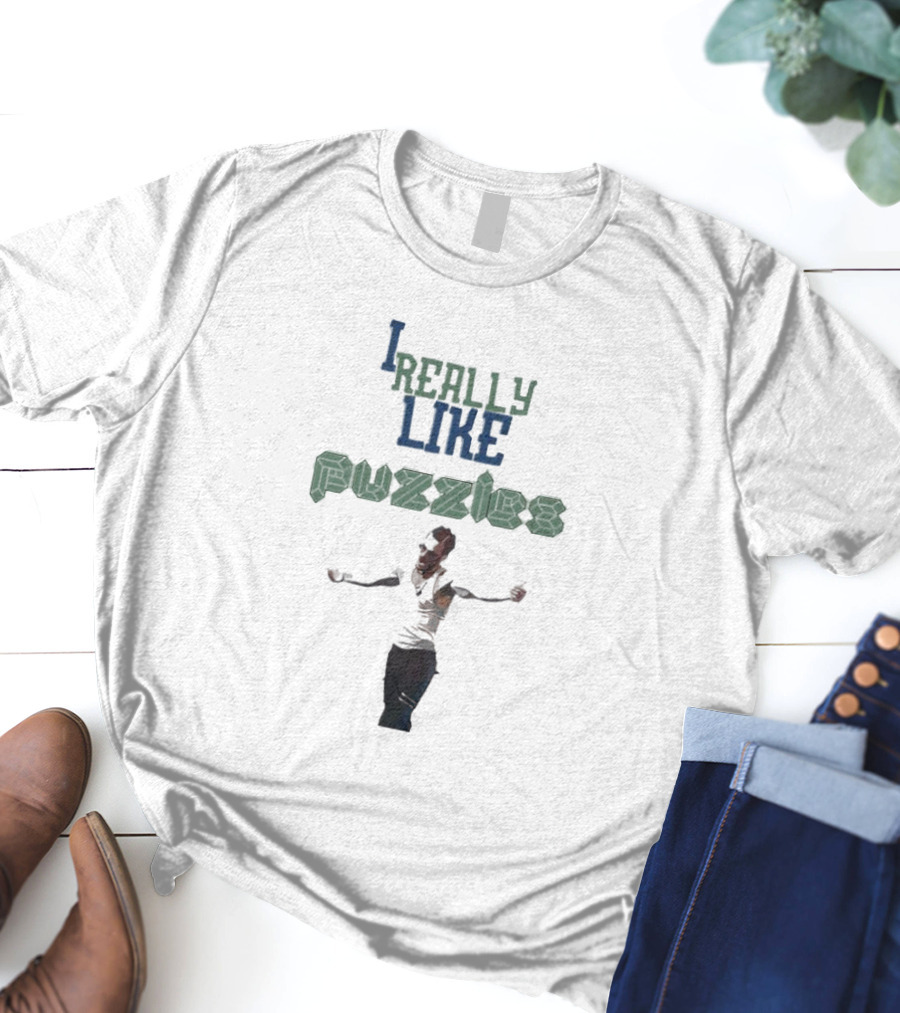 I Really Like Puzzles Dance Pose T-Shirt