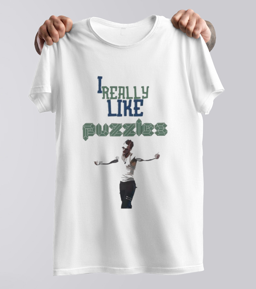 I Really Like Puzzles Dance Pose T-Shirt