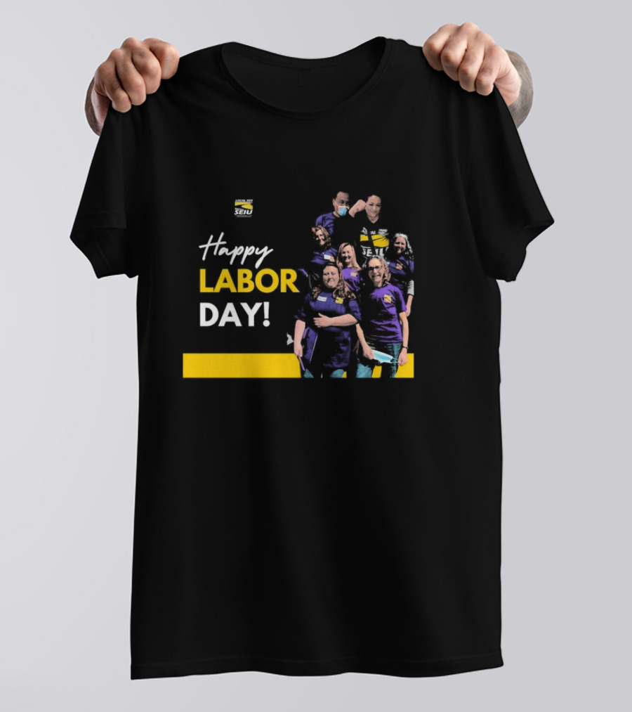 Seiu Local 509 Celebrates Happy Labor Day With Team Spirit T-Shirt