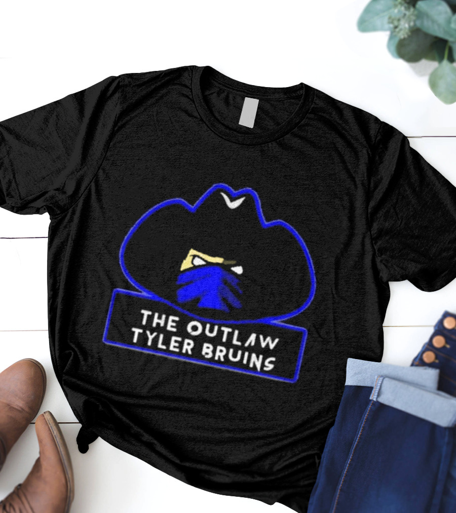 The Outlaw Tyler Bruins Cowboy Mask T-Shirt