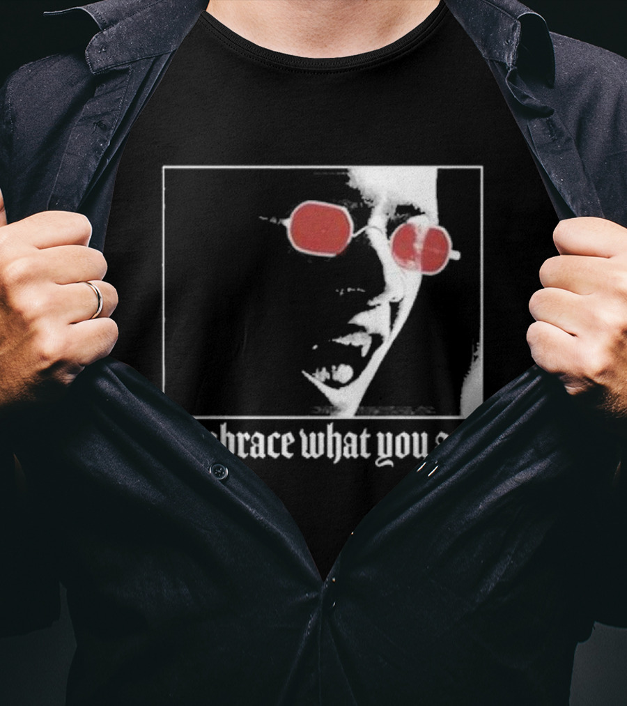 Bimolloy Embrace What You Are Red Glasses T-Shirt