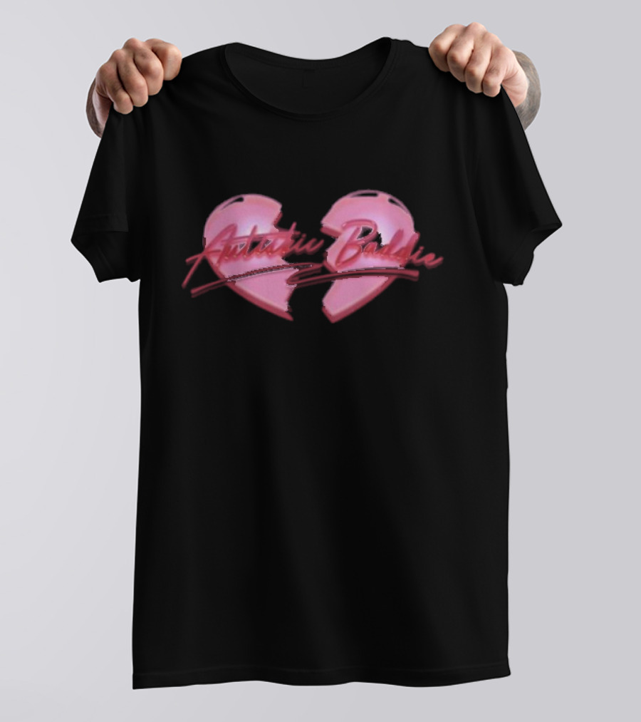 Autistic Baddie Broken Heart T-Shirt