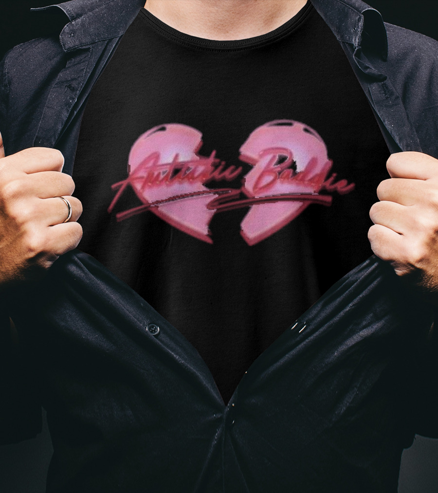 Autistic Baddie Broken Heart T-Shirt