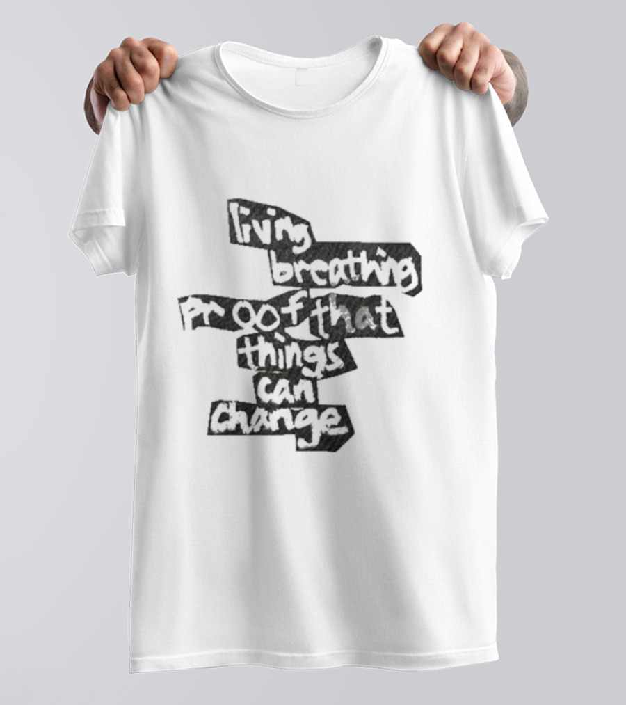 Living Breathing Proof That Things Can Change Chandlerd Moore In Yellow T-Shirt