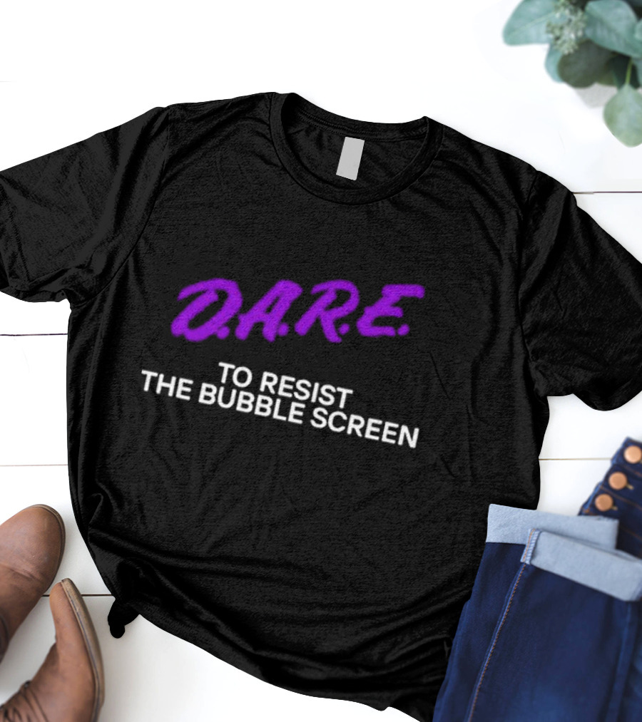 Clemson Tigers D.A.R.E. To Resist The Bubble Screen T-Shirt