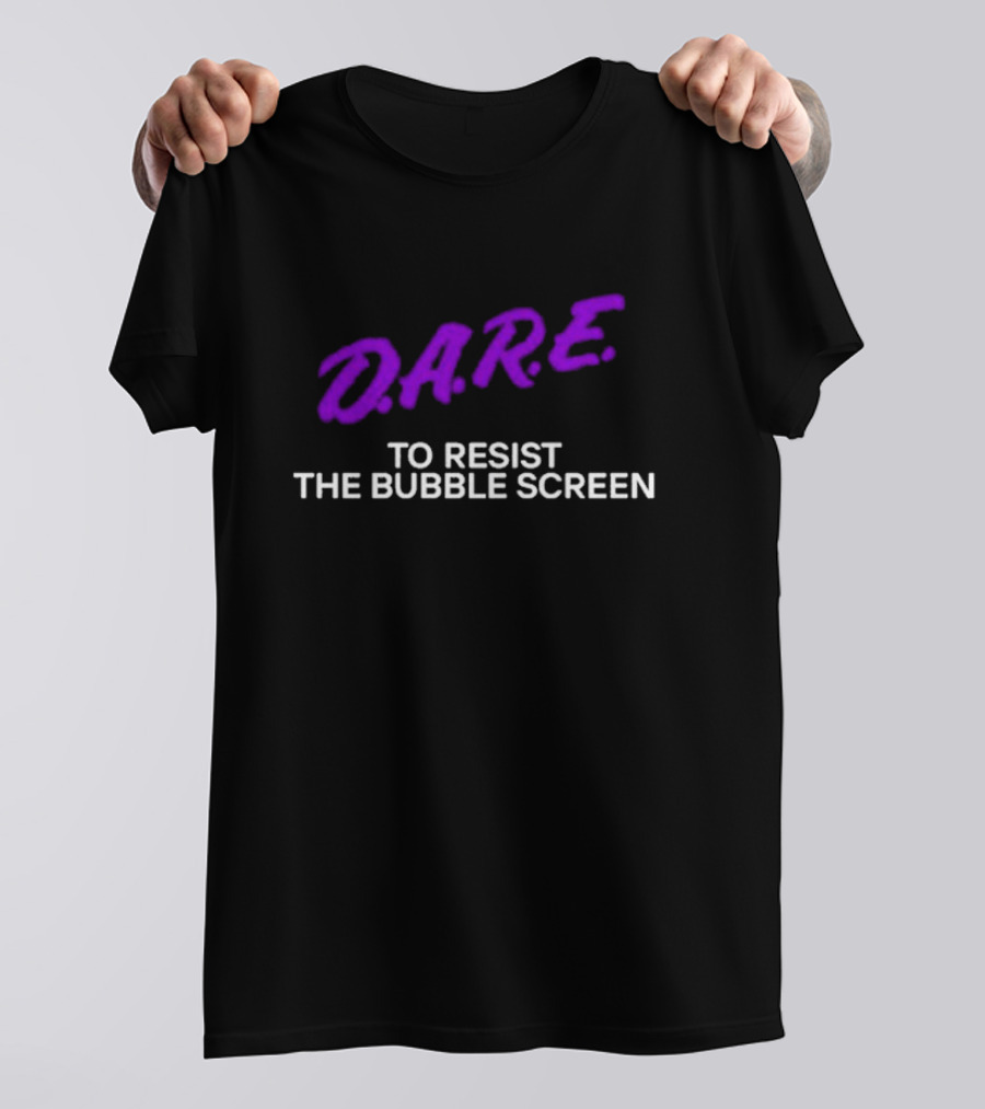 Clemson Tigers D.A.R.E. To Resist The Bubble Screen T-Shirt